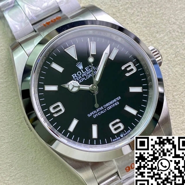 Rolex EW Dial Black Factory 1150 GoodFit M124270-0001 36MM Explorer 0722